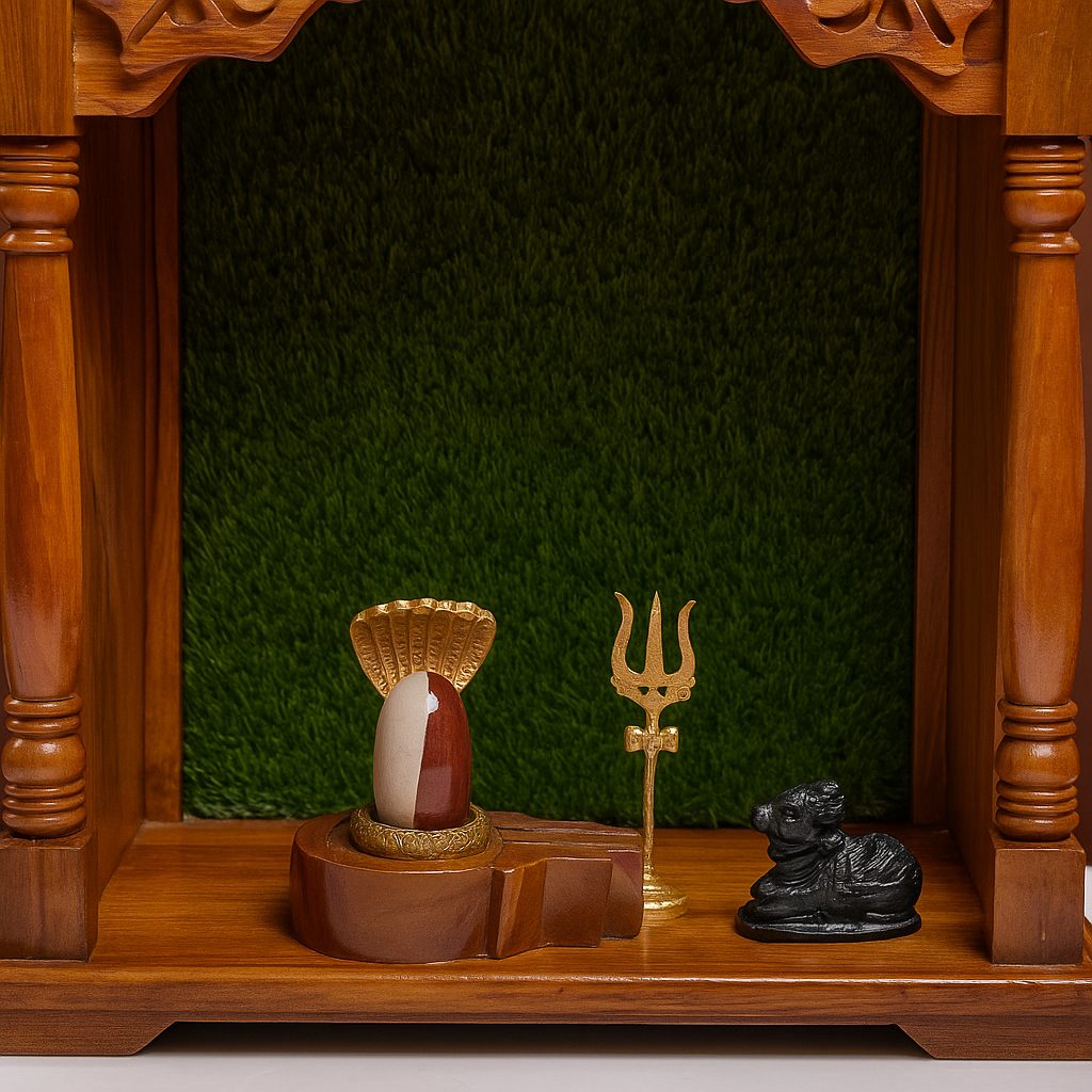 (2 Inch) Original Narmadeshwar Ardhanarishvara Shivling