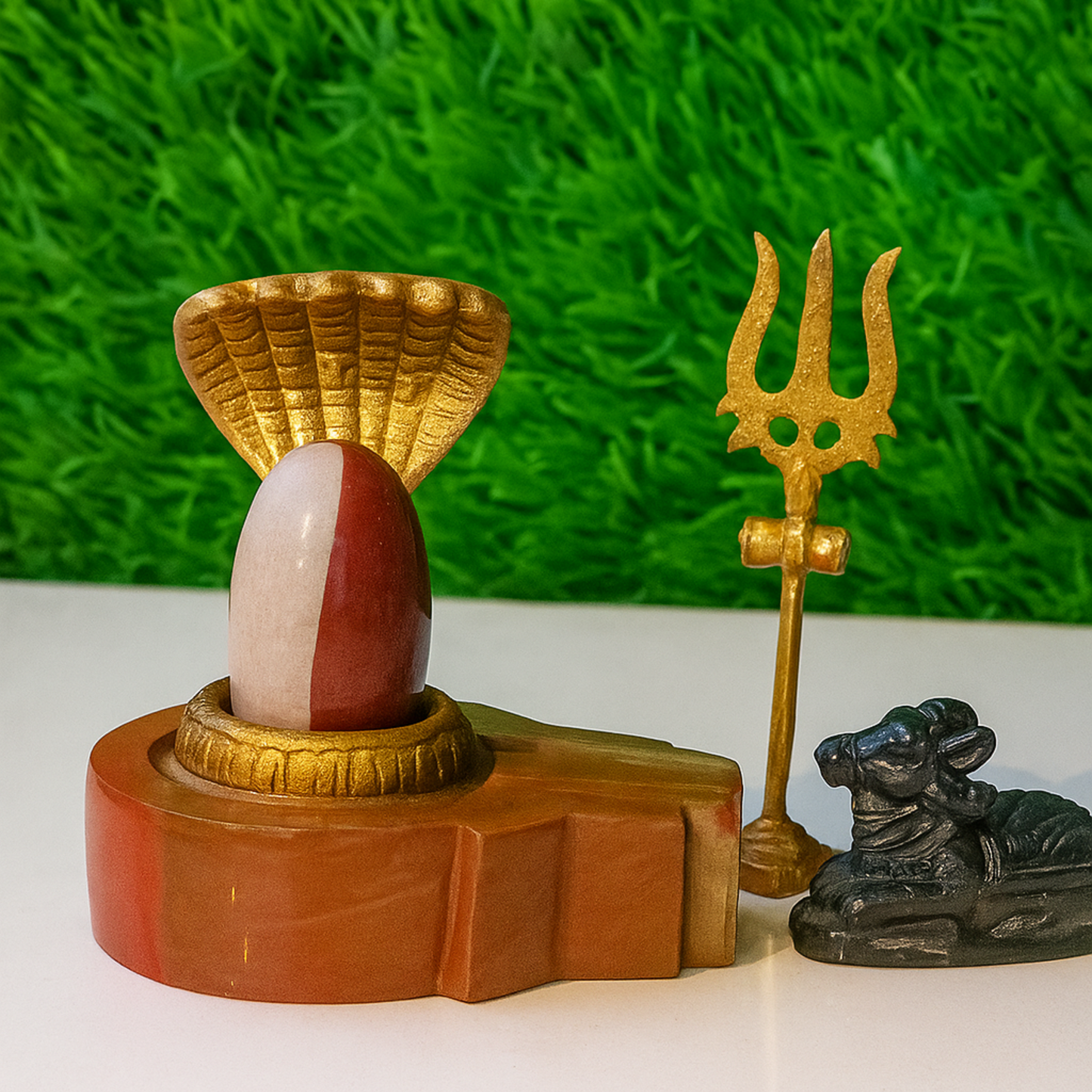 (2 Inch) Original Narmadeshwar Ardhanarishvara Shivling